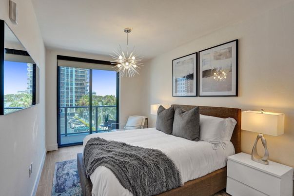 Bedroom, Interior, Pendant Lights