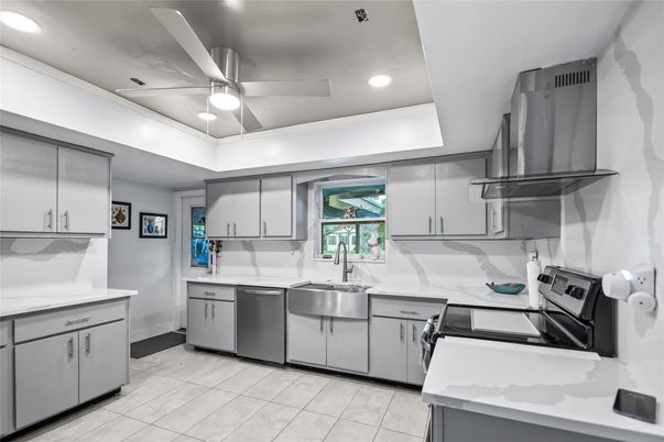 Interior, Kitchen, Recessed Lighting