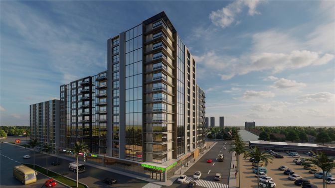 Exterior, Facade, Highrise
