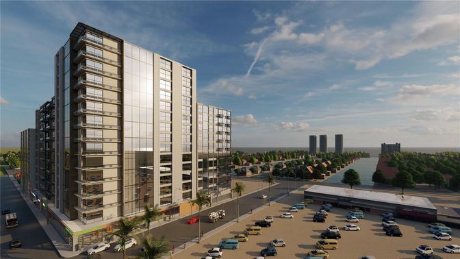 Exterior, Facade, Highrise