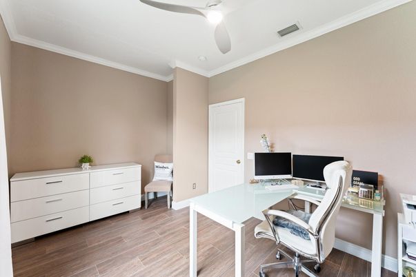 Home Office, Interior, Wood Texture Flooring