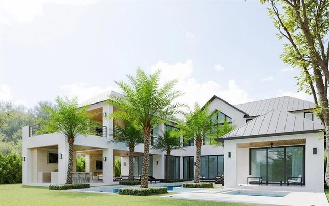 Backyard, Exterior, Facade, Modern