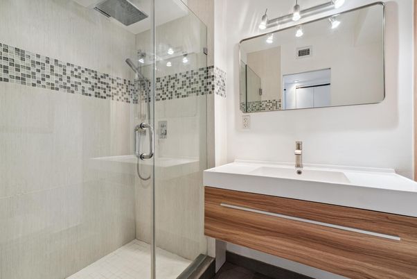 Bathroom, Glass Shower, Interior