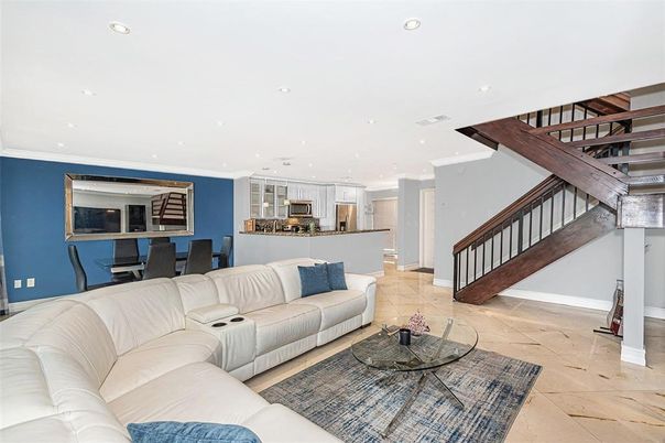 Dining room, Interior, Kitchen, Living room, Pendant Lights, Recessed Lighting