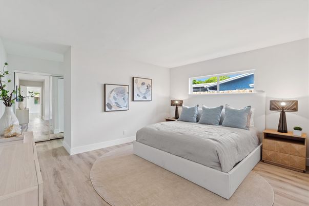 Bedroom, Interior, Wood Texture Flooring