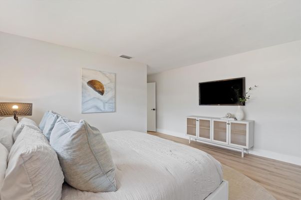 Bedroom, Interior, Wood Texture Flooring