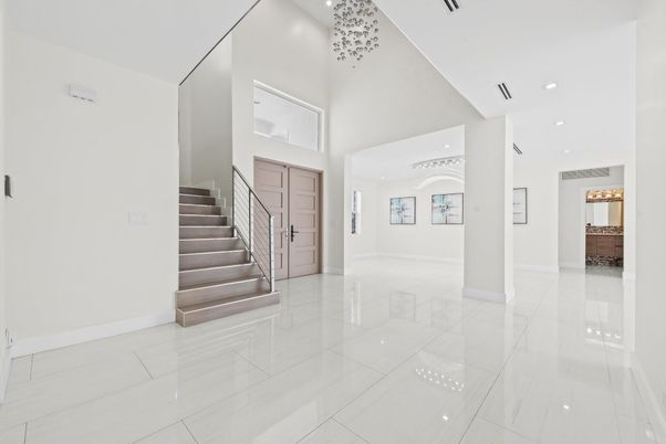 Interior, Marble, Recessed Lighting