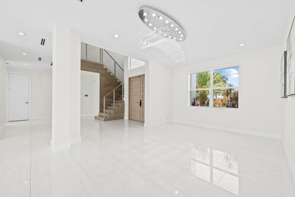 Empty room, Interior, Recessed Lighting