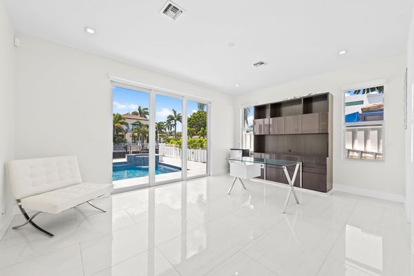 Home Office, Interior, Recessed Lighting