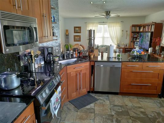 Interior, Kitchen, Stainless Steel Appliances