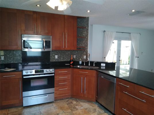 Interior, Kitchen, Recessed Lighting, Stainless Steel Appliances