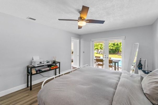 Bedroom, Interior, Wood Texture Flooring