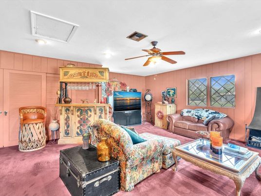 Interior, Living room, Recessed Lighting