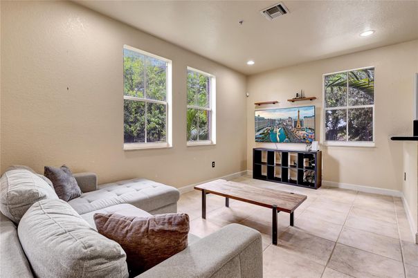 Interior, Living room, Recessed Lighting