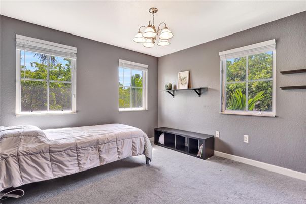 Bedroom, Chandelier, Interior