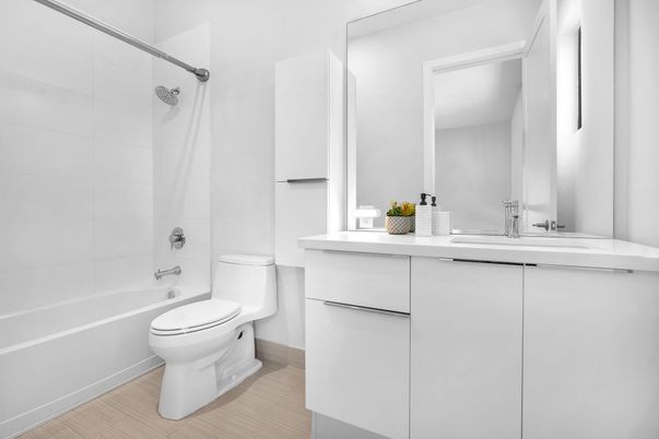 Bathroom, Interior, Wood Texture Flooring