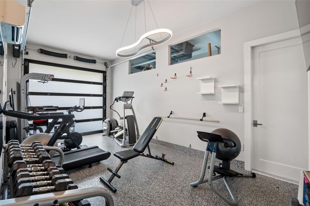 Fitness Equipment, Interior, Pendant Lights