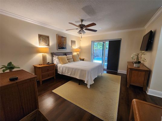 Bedroom, Interior, Wood Texture Flooring