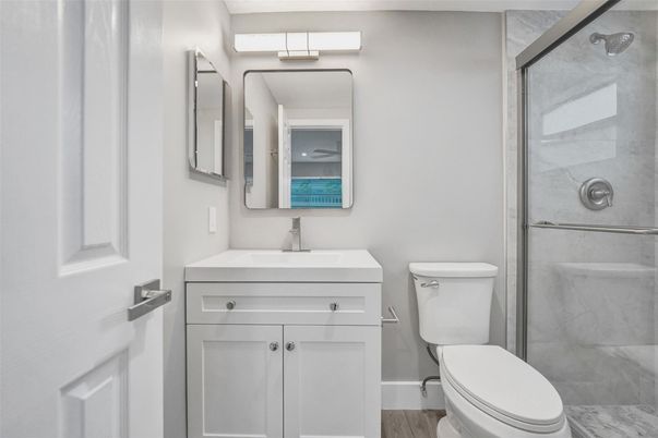 Bathroom, Glass Shower, Interior