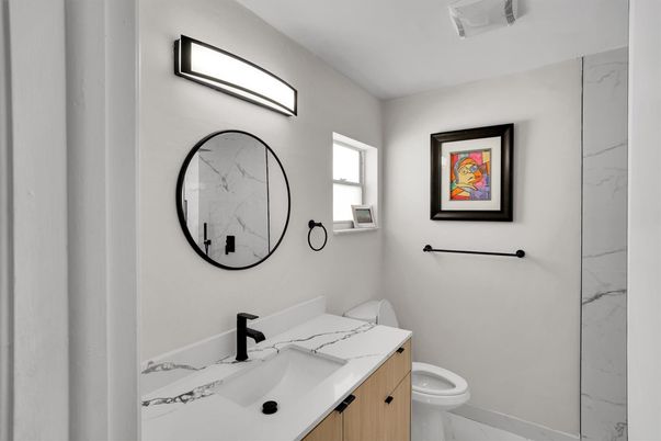 Bathroom, Interior, Marble Walls