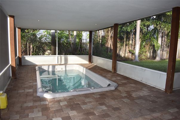 Hot Tub, Interior, Pool, Recessed Lighting, Sun Room
