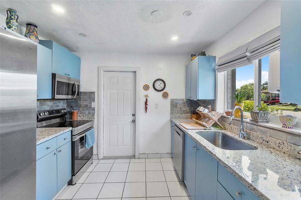 Interior, Kitchen, Recessed Lighting, Stainless Steel Appliances