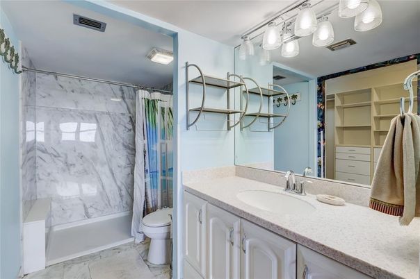 Bathroom, Glass Shower, Interior, Marble, Marble Walls, Walk-in Closets
