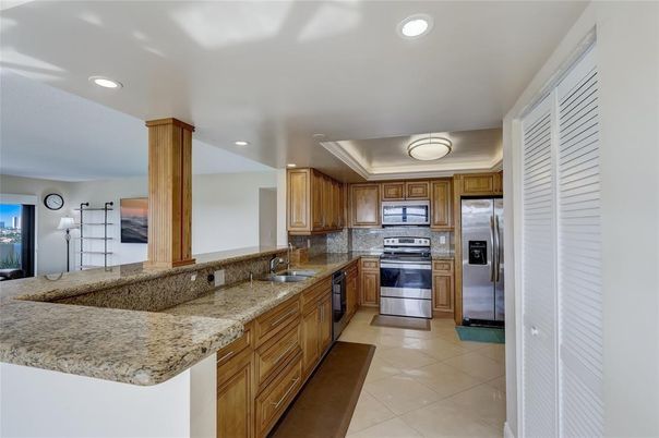 Interior, Kitchen, Recessed Lighting, Stainless Steel Appliances