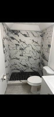 Bathroom, Interior, Marble Walls