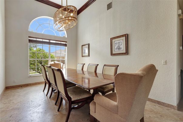Chandelier, Dining room, Interior, Pendant Lights