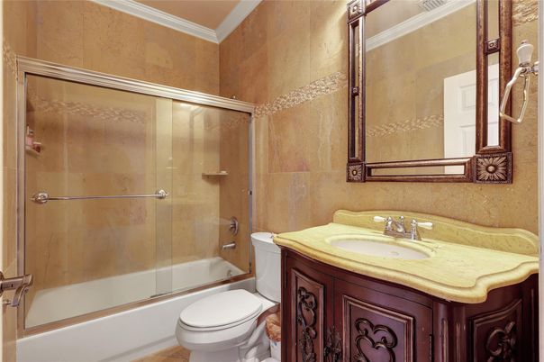 Bathroom, Glass Shower, Interior