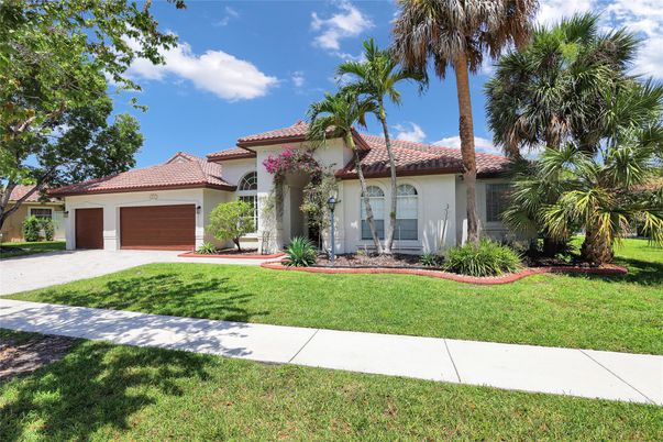 Attached, Backyard, Exterior, Facade, Spanish Mediterranean