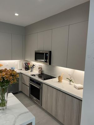 Interior, Kitchen, Recessed Lighting, Stainless Steel Appliances