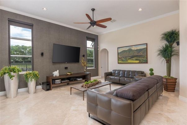 Interior, Living room, Recessed Lighting