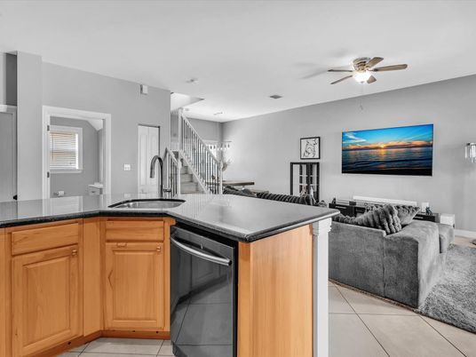 Interior, Kitchen, Living room