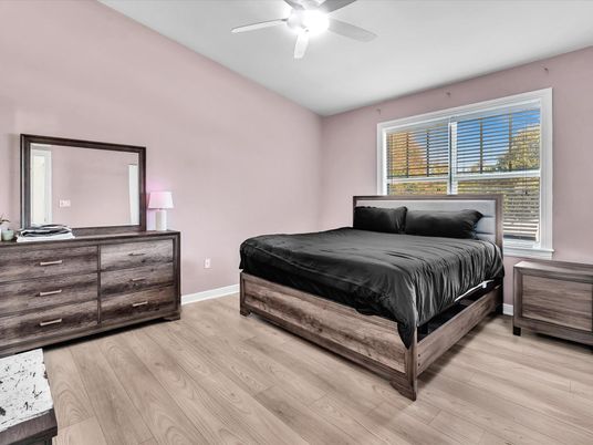 Bedroom, Interior, Wood Texture Flooring