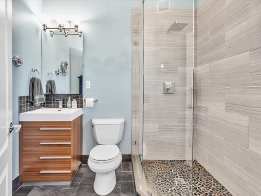 Bathroom, Glass Shower, Interior