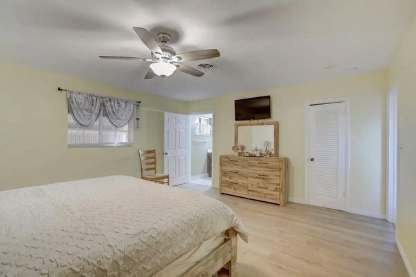Bedroom, Interior, Wood Texture Flooring