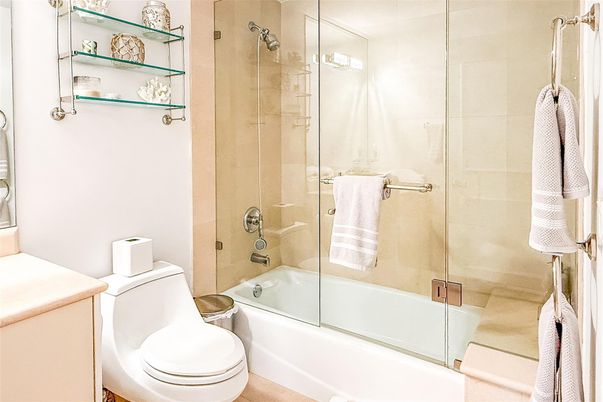 Bathroom, Glass Shower, Interior