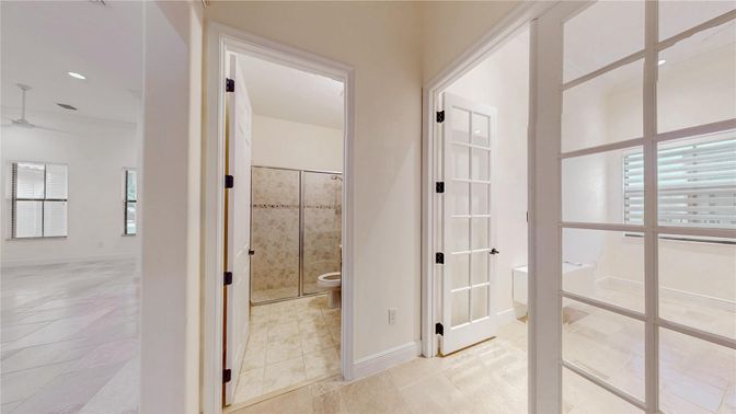 Bathroom, Interior, Recessed Lighting