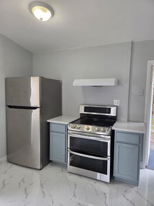 Interior, Kitchen, Marble, Stainless Steel Appliances