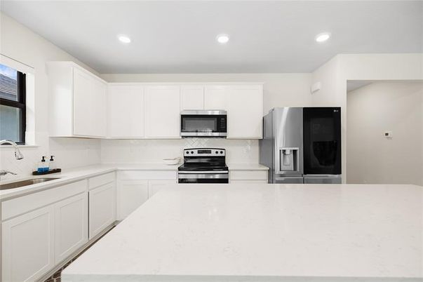 Interior, Kitchen, Recessed Lighting, Stainless Steel Appliances