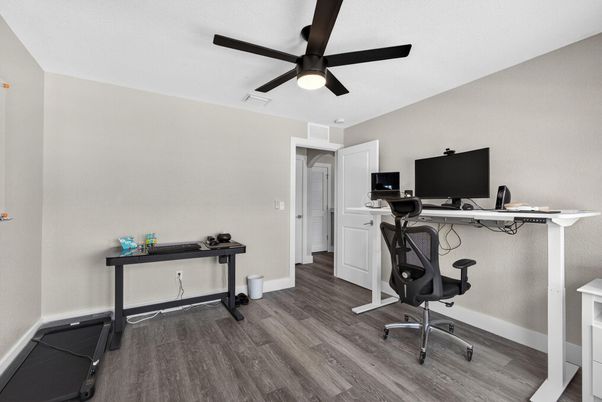 Home Office, Interior, Wood Texture Flooring