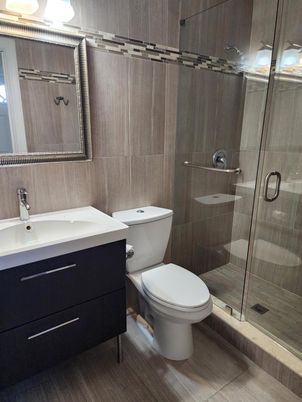 Bathroom, Glass Shower, Interior