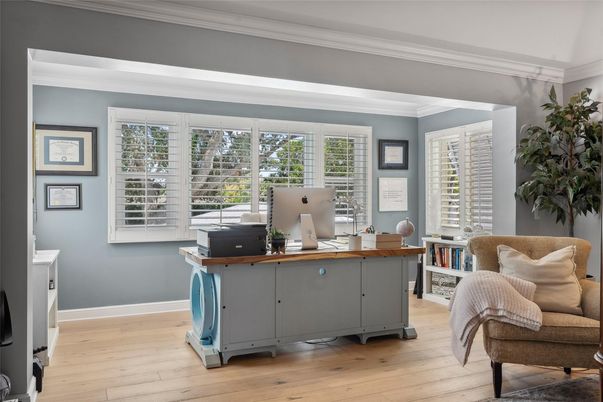 Home Office, Interior, Wood Texture Flooring