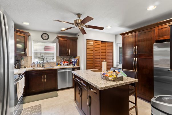 Interior, Kitchen, Recessed Lighting, Stainless Steel Appliances