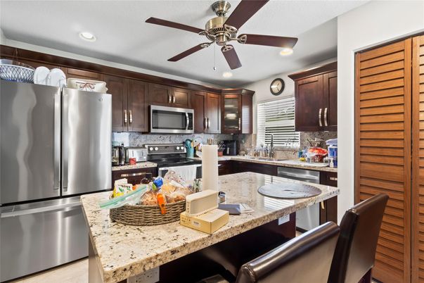 Interior, Kitchen, Recessed Lighting, Stainless Steel Appliances