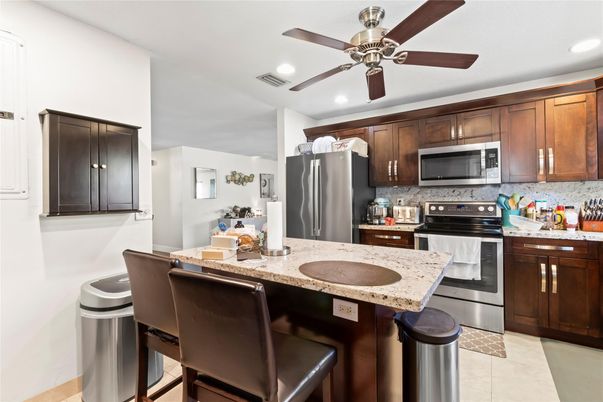 Interior, Kitchen, Recessed Lighting, Stainless Steel Appliances