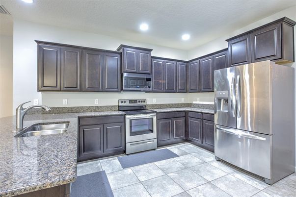 Interior, Kitchen, Recessed Lighting, Stainless Steel Appliances