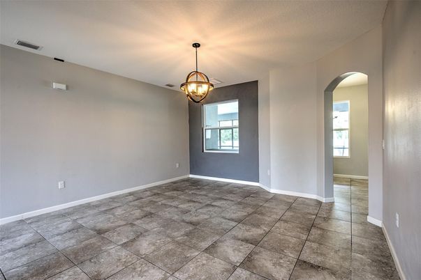 Empty room, Interior, Pendant Lights
